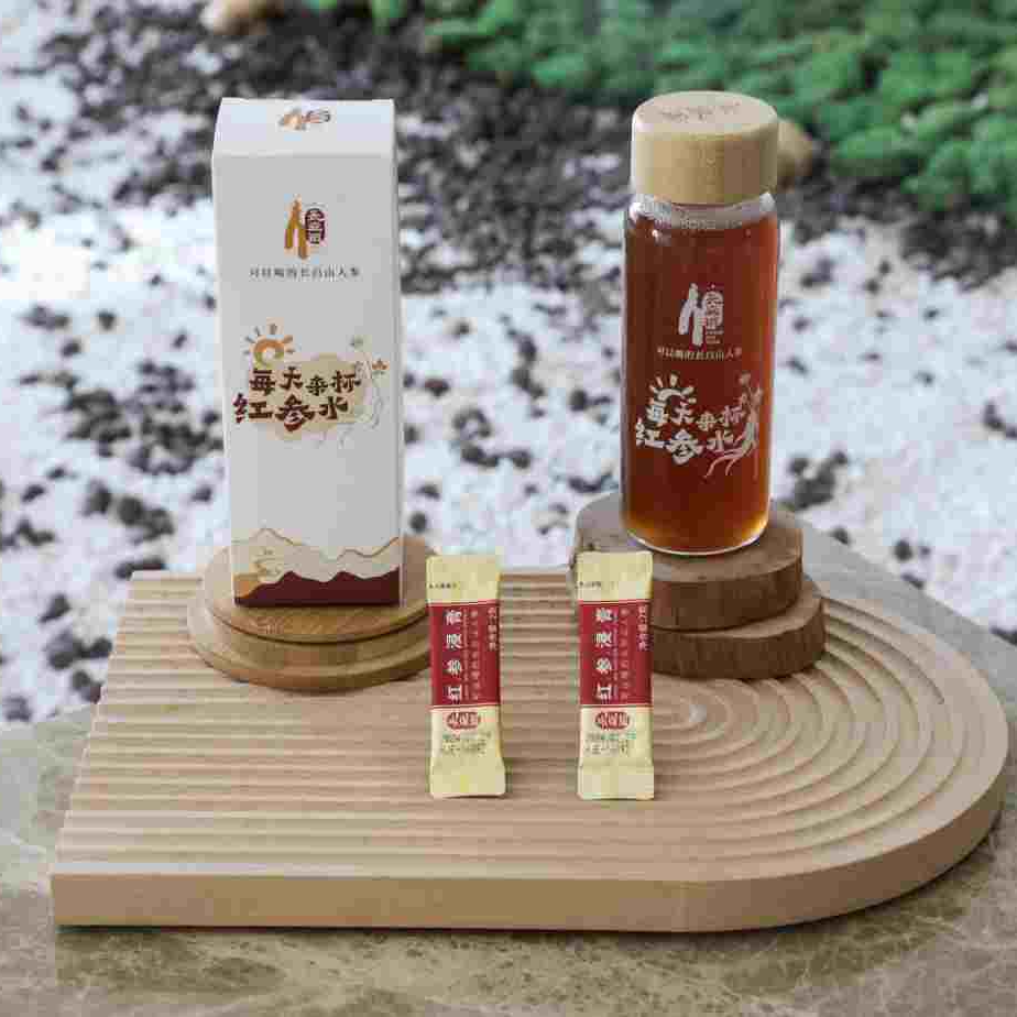 【长森源红参浸膏，可以喝的长白山人参】活力装（2g*2袋）