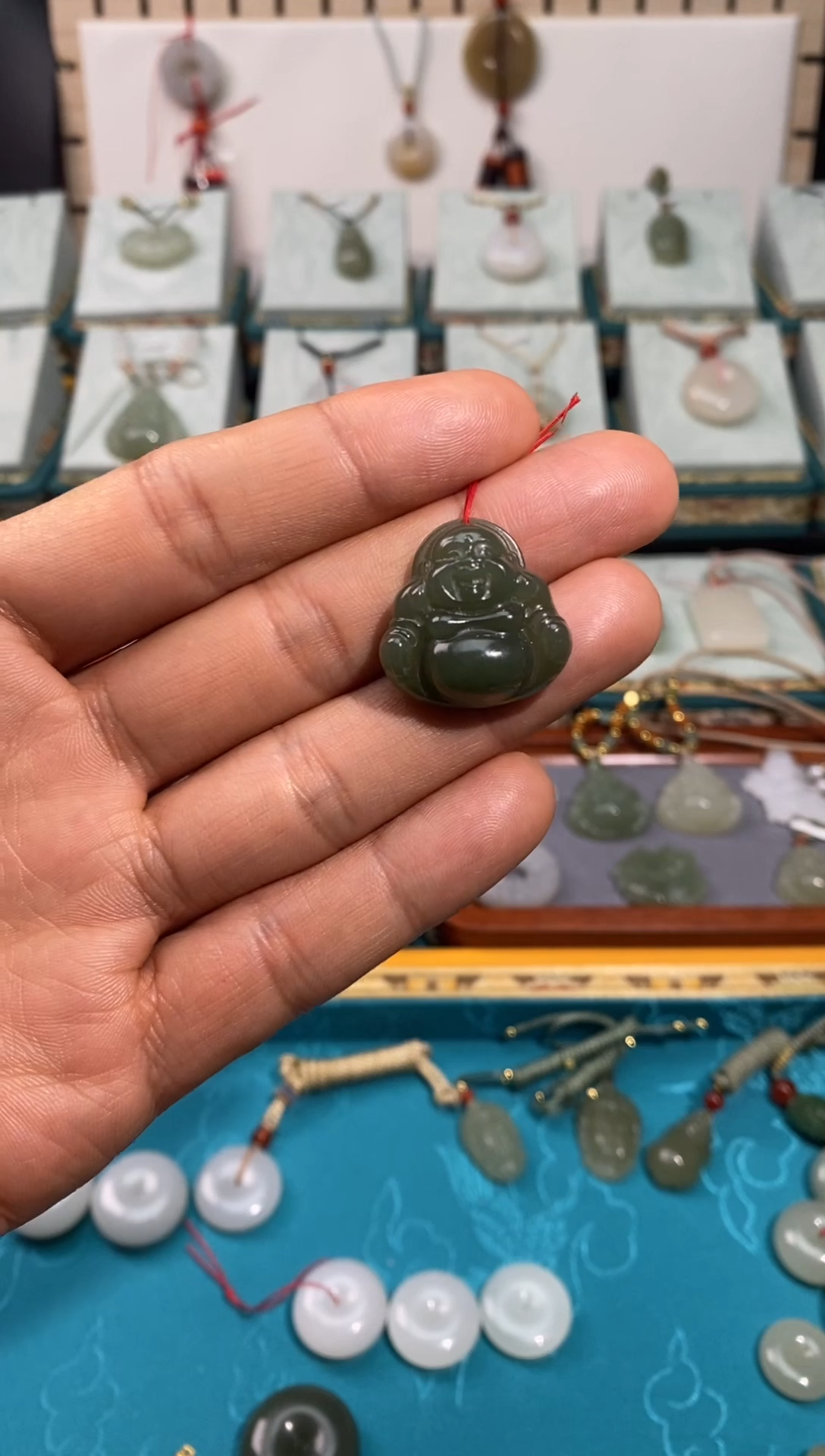 【闪购商品】和田玉颈饰未镶嵌25佛公