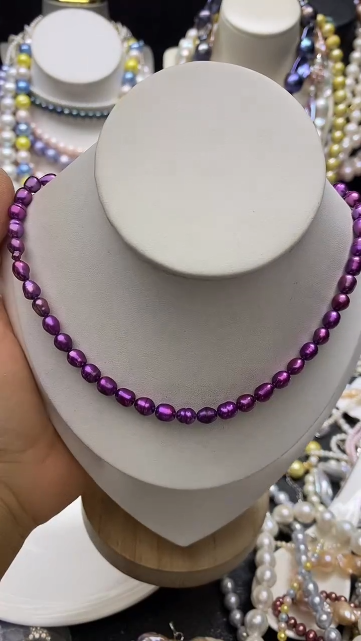 颈饰未镶嵌淡水珍珠多人