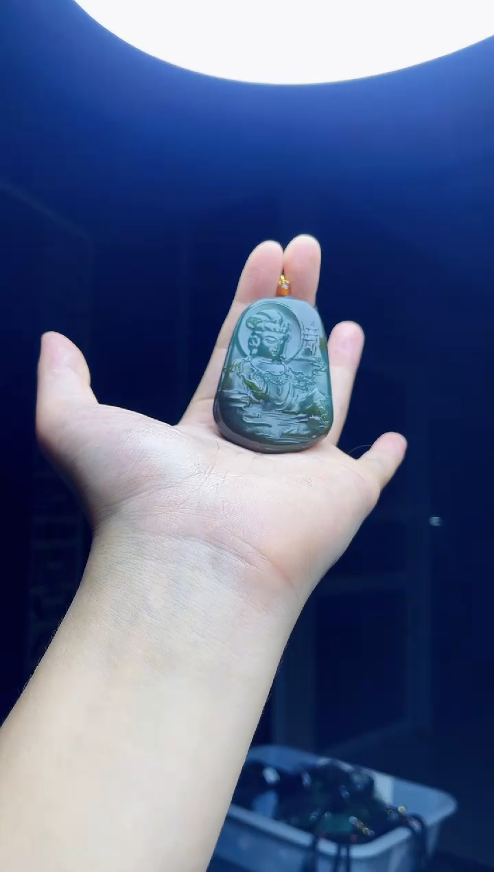 颈饰未镶嵌和田玉未镶嵌拍一发一