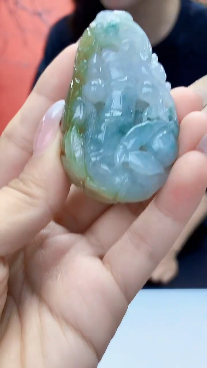 未镶嵌定制翡翠4829ty-毛货挂件243