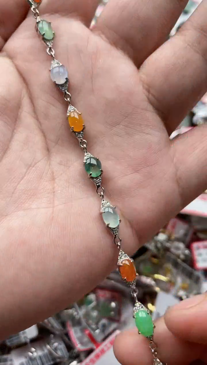 【闪购商品】翡翠戒指银S925镶嵌44444---4
