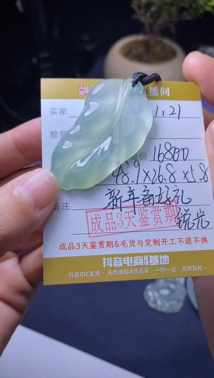 【闪购商品】翡翠颈饰未镶嵌挂饰