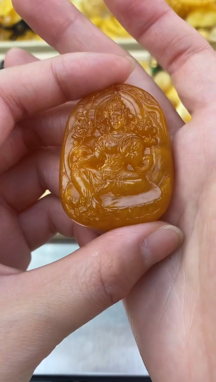 裸石琥珀未镶嵌天然琥珀蜜蜡