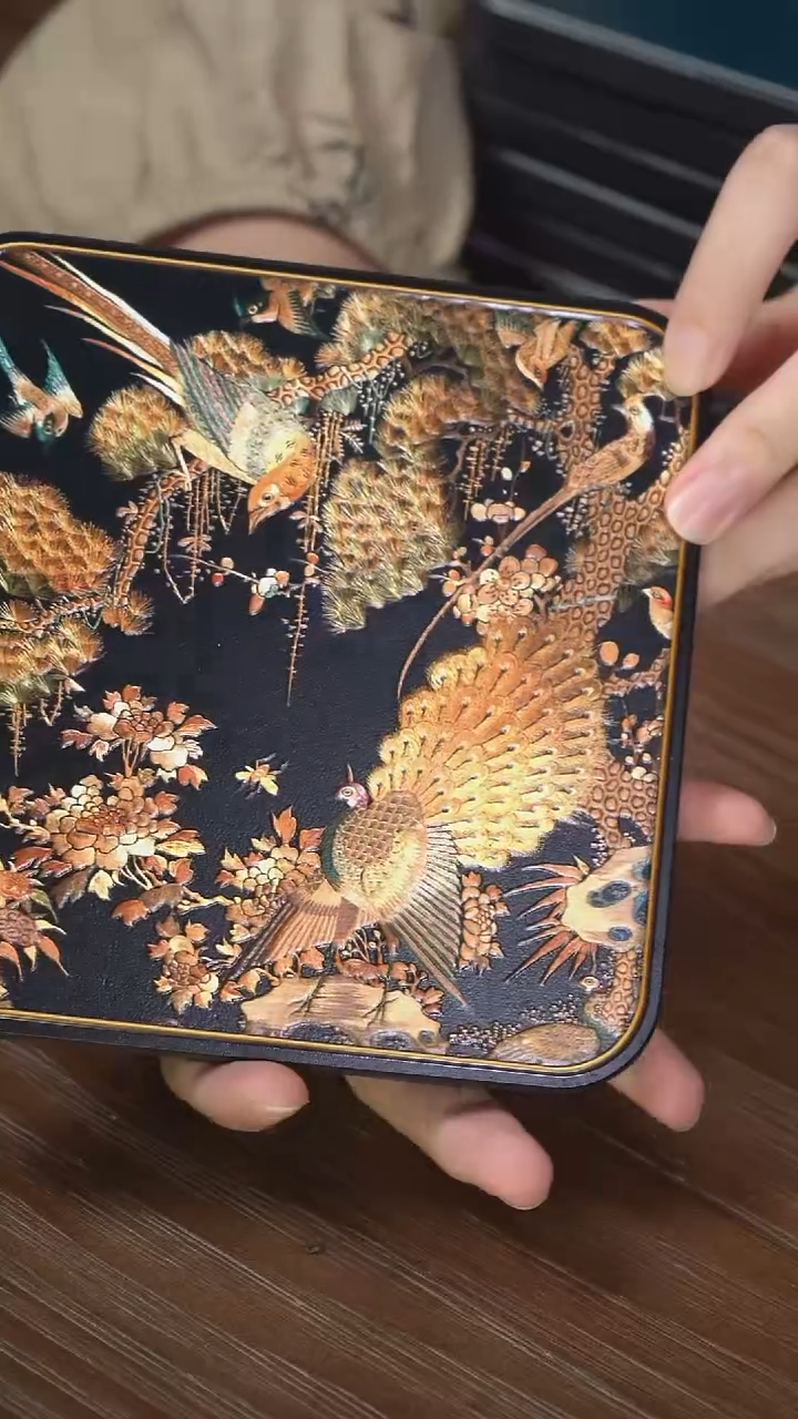 壹藏贰宝百鸟朝凤大垫子一片
