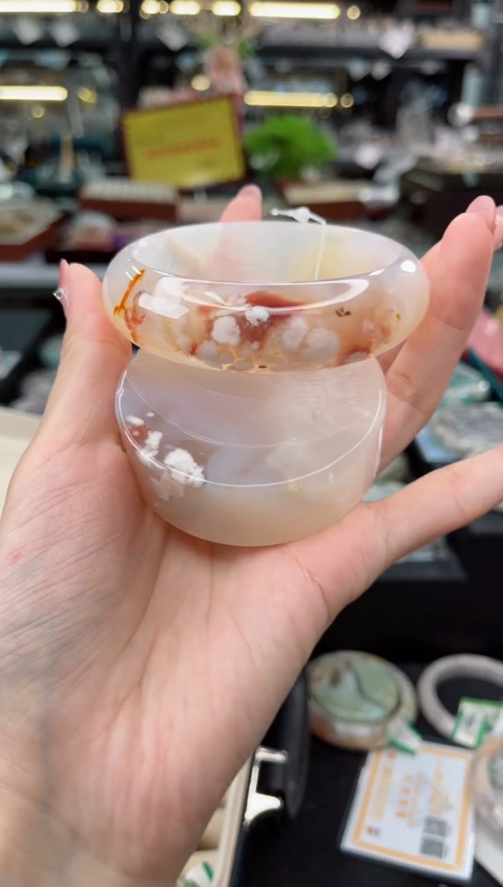 【闪购商品】石英质玉手镯未镶嵌60圈口（赠品镯心）6681273