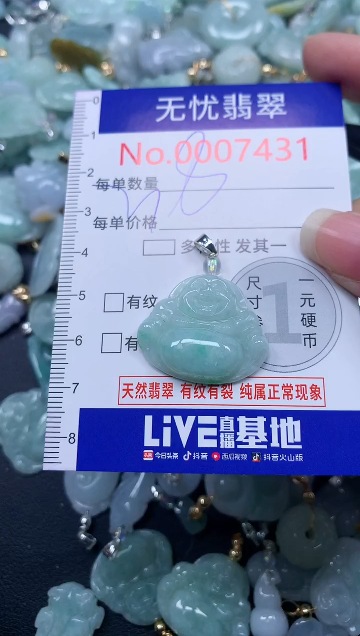 颈饰未镶嵌翡翠7431