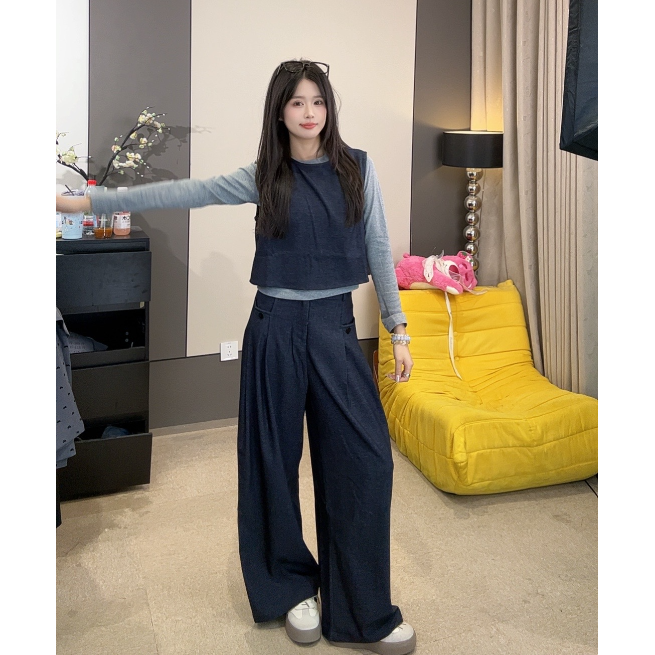 【秋季设计感】秋季韩版轻熟风百搭休闲风显瘦时尚套装