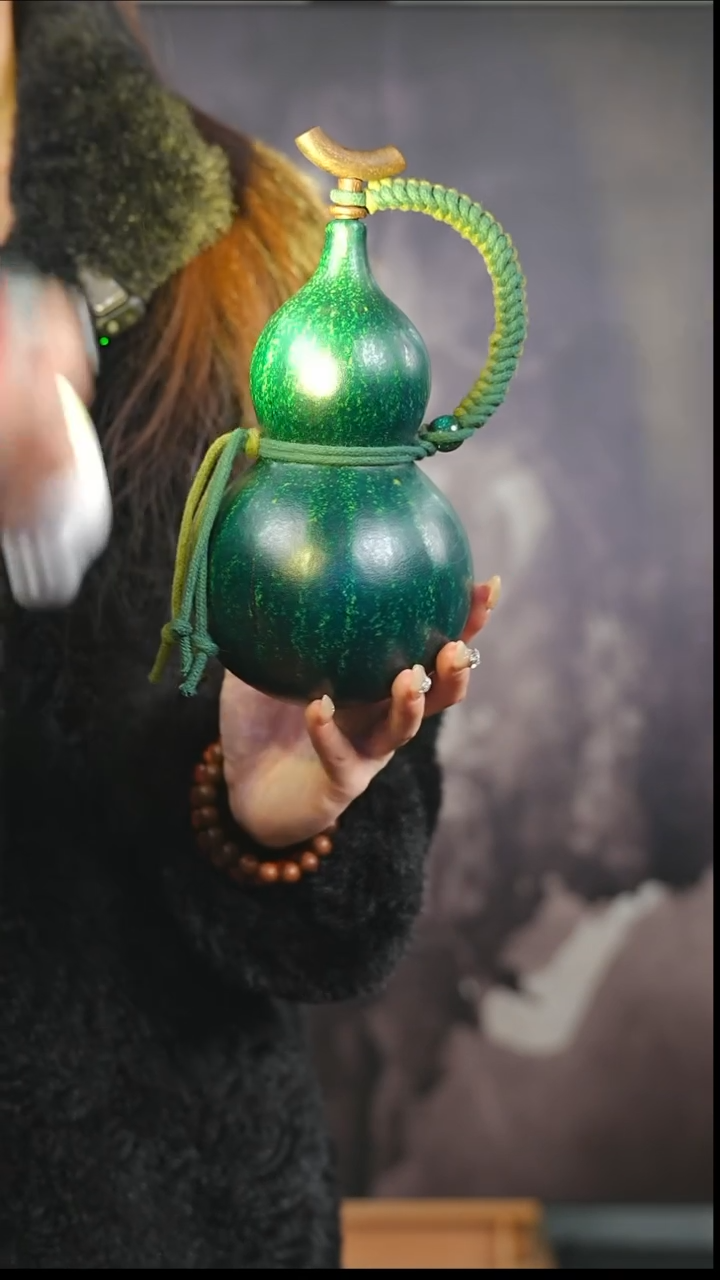 【闪购商品】XL169大漆酒葫芦不包手串及旋转底座