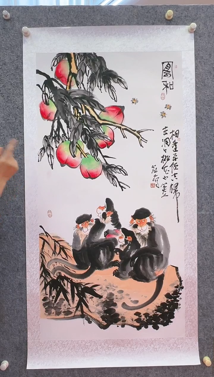 【闪购商品】绘画王冠人-8平尺-国画作品