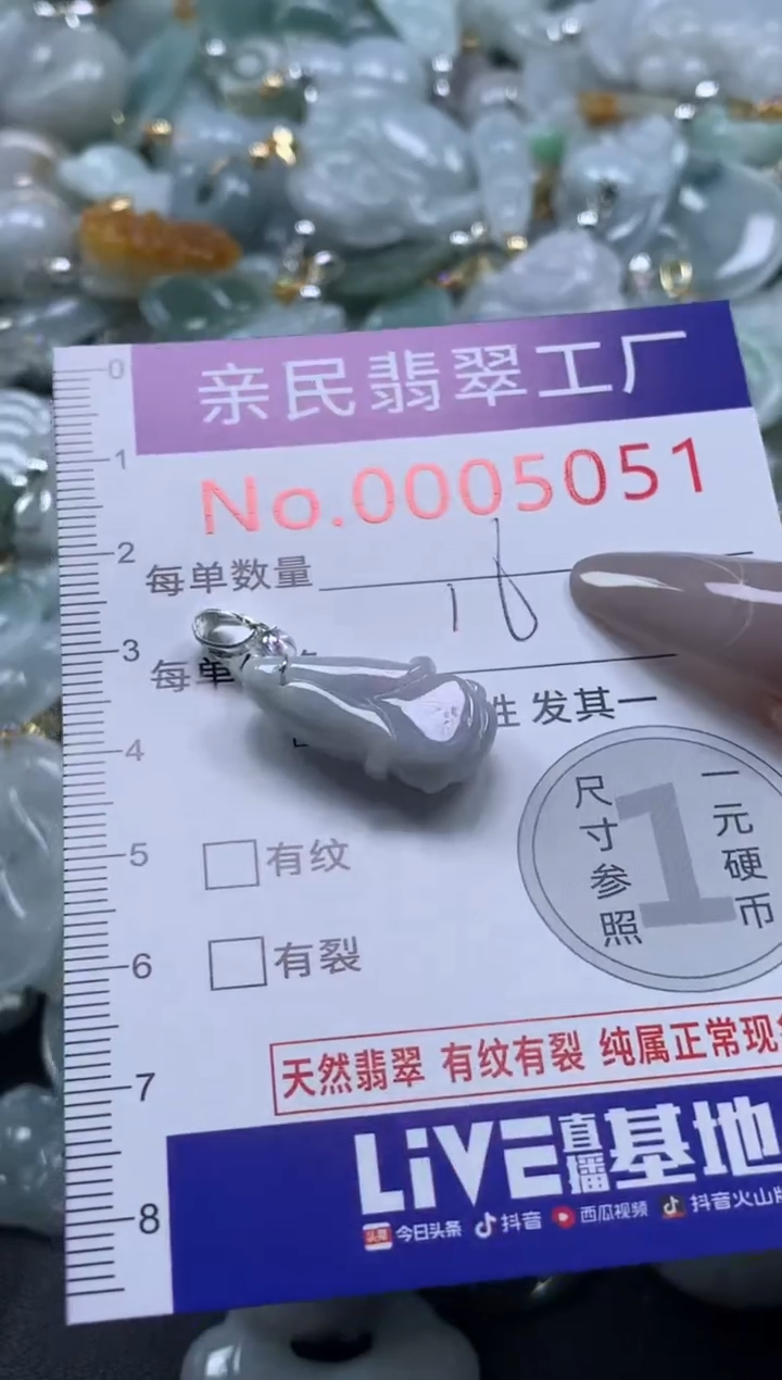 颈饰未镶嵌翡翠5051