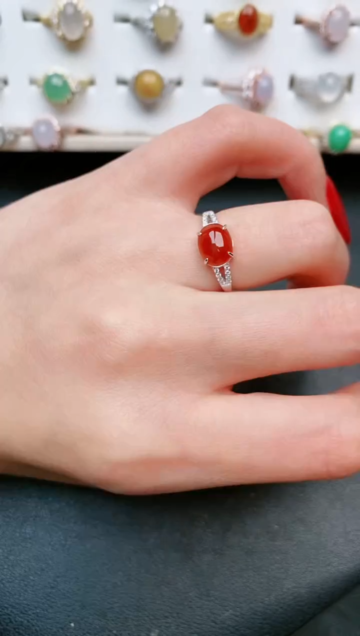 【闪购商品】翡翠戒指银S925镶嵌.....