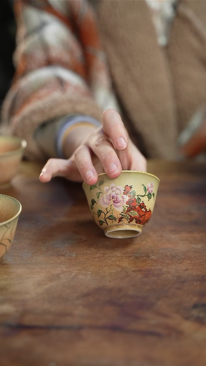 【闪购商品】杯058等烟雨陶瓷手作主人杯