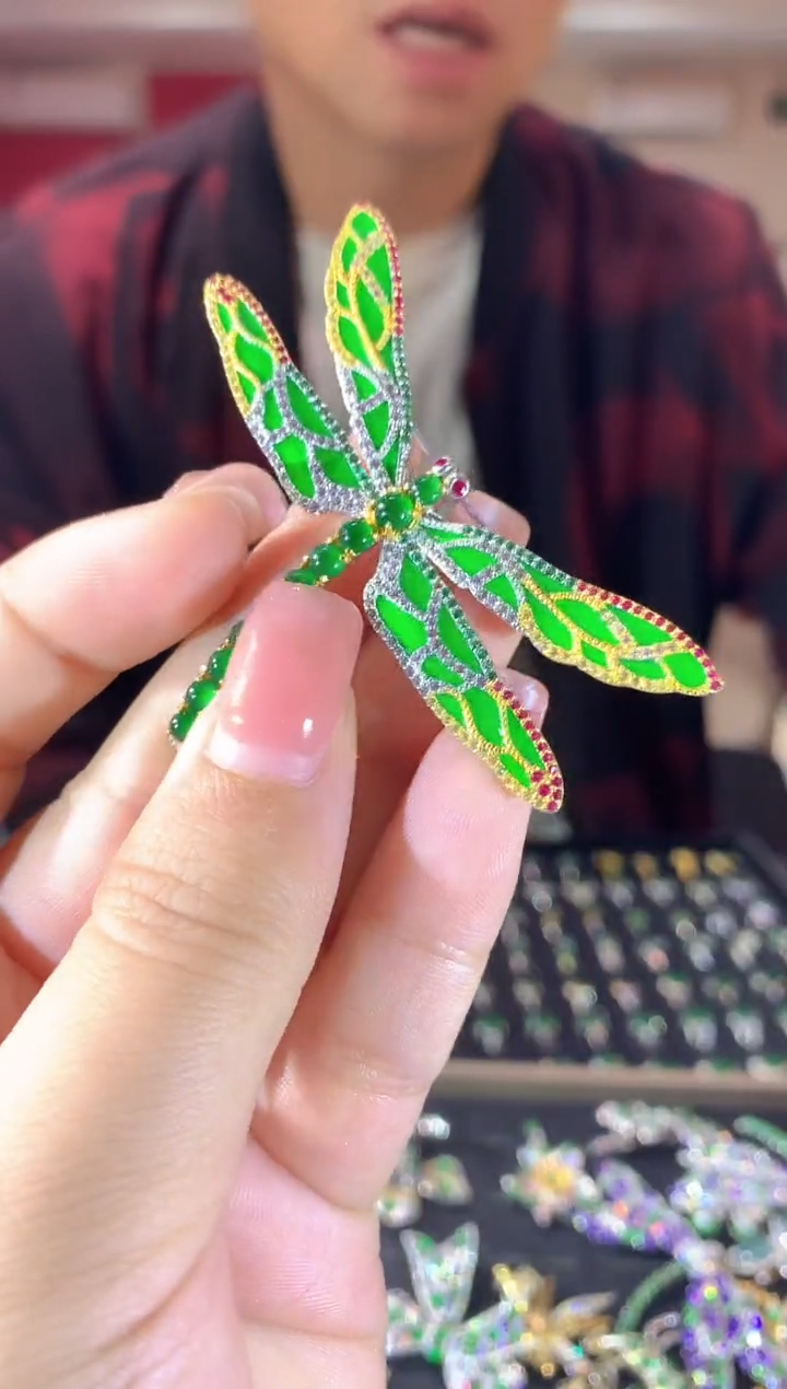 【闪购商品】翡翠银S925镶嵌吊坠(不含链)194zgc时尚