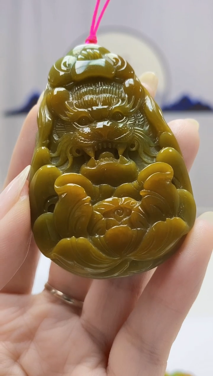 定制翡翠未镶嵌5159dd-毛货挂件87