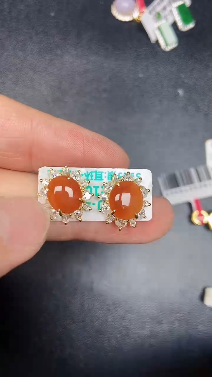 银S925镶嵌戒指翡翠3810