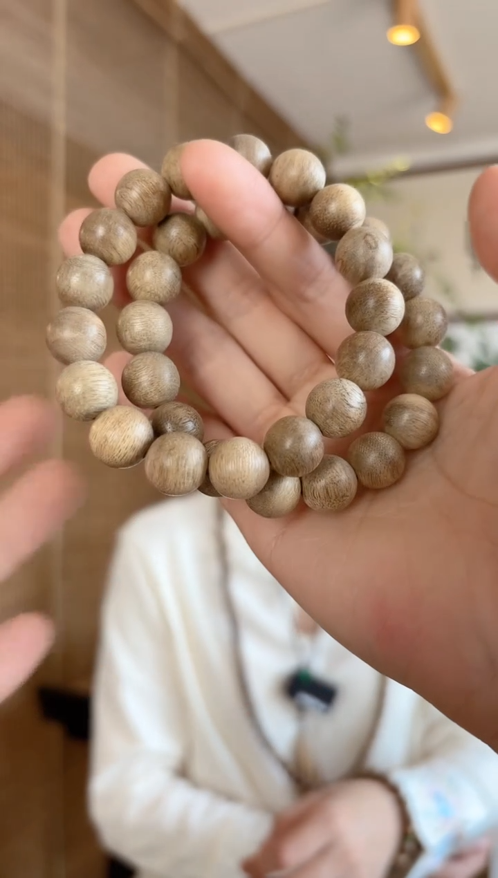 【闪购商品】沉香手串海南天然野黄油格12mm多样性发其一