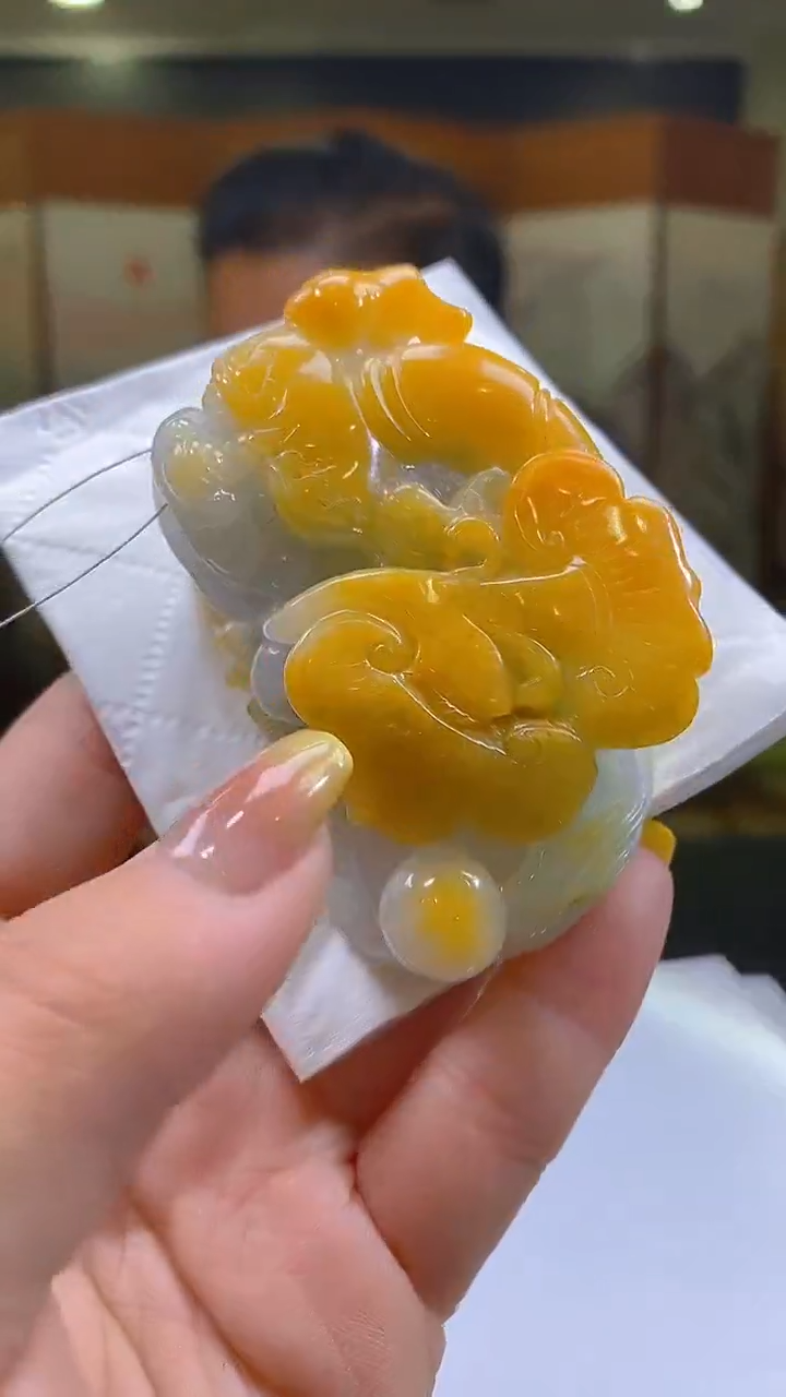 未镶嵌定制翡翠38/1204/W/貔貅