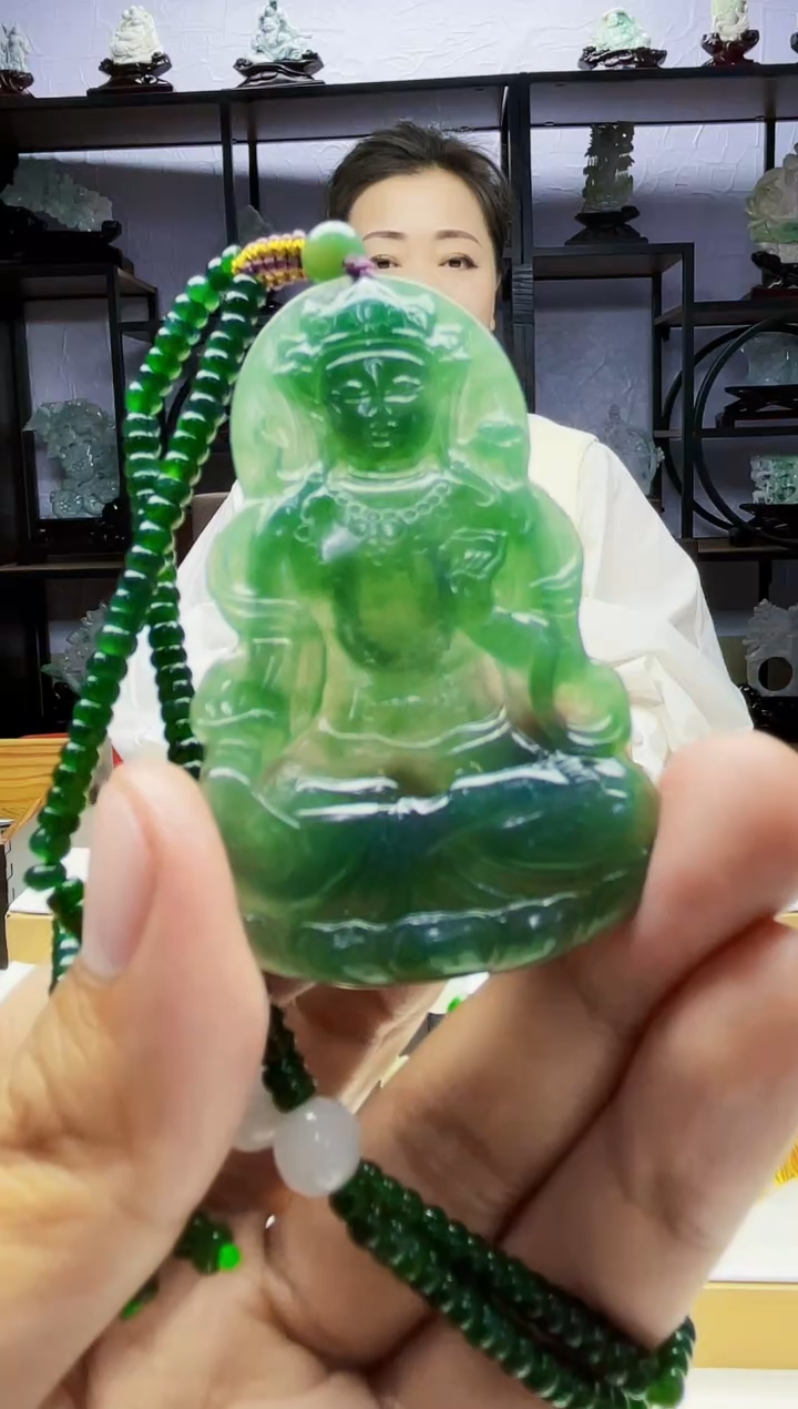 【闪购商品】定制翡翠未镶嵌毛货01270115多样性发其一