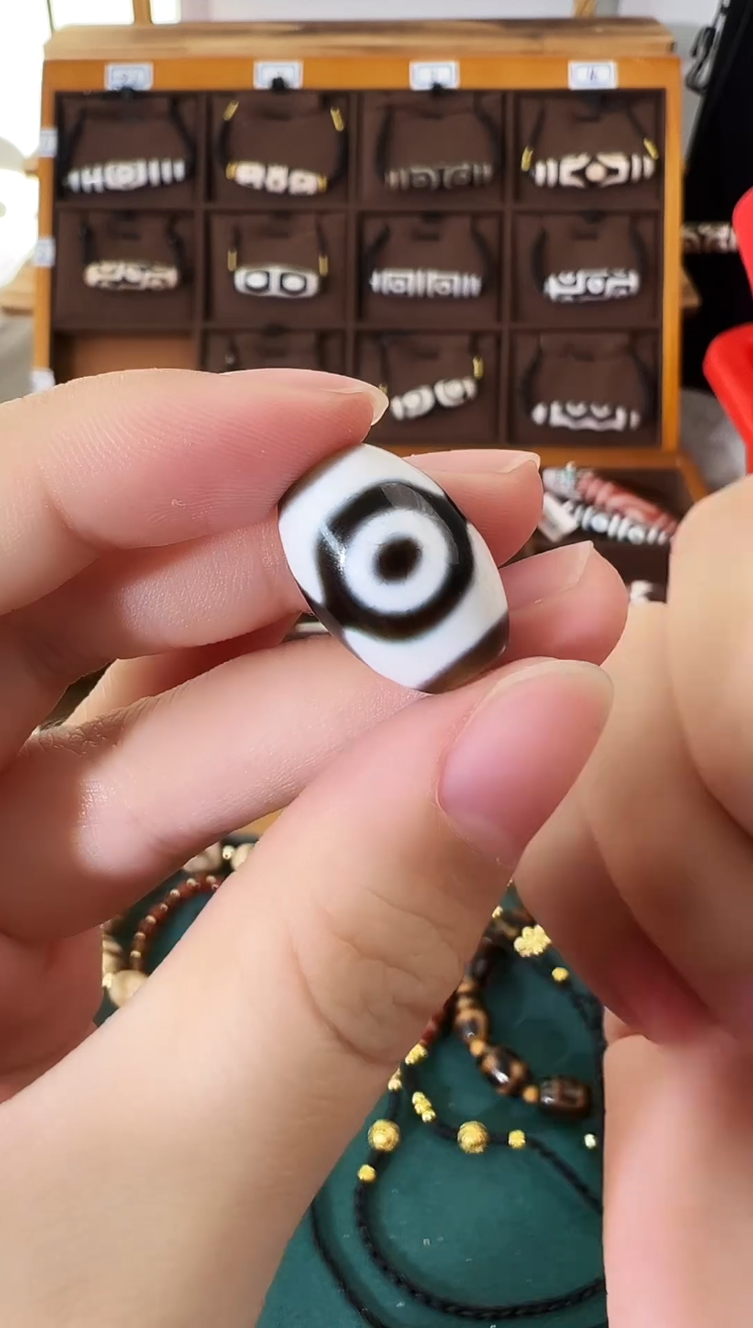 玛瑙/玉髓（覆膜）颈饰未镶嵌14（微瑕随机发货）