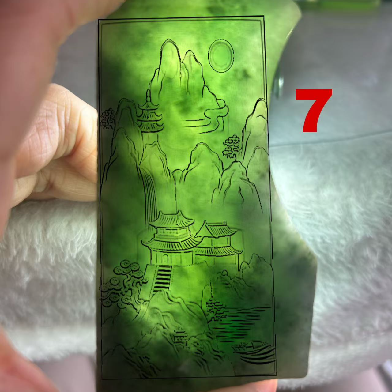 包工包料天然A货翡翠0125017