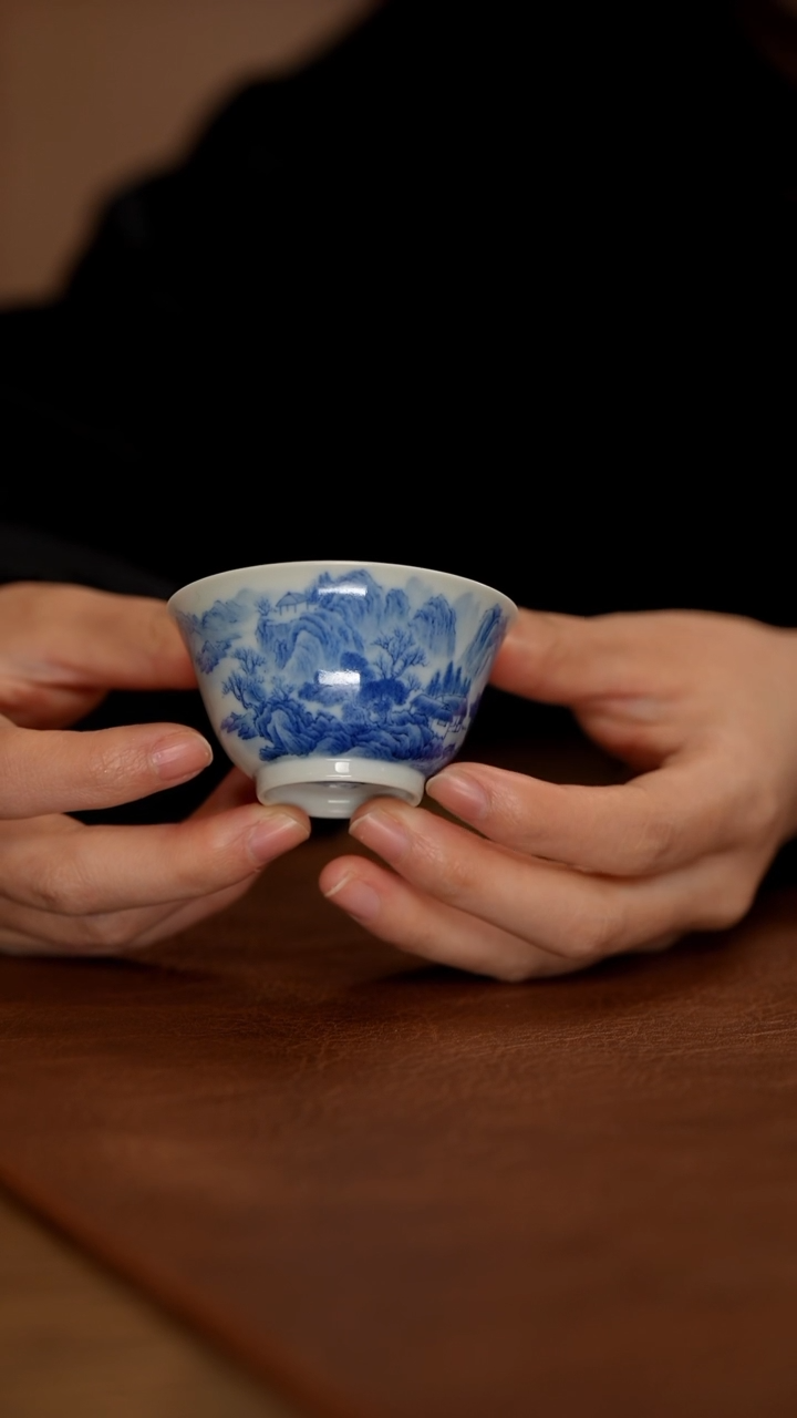 【闪购商品】瓷片景德镇斌芬陶瓷/秋山草堂160