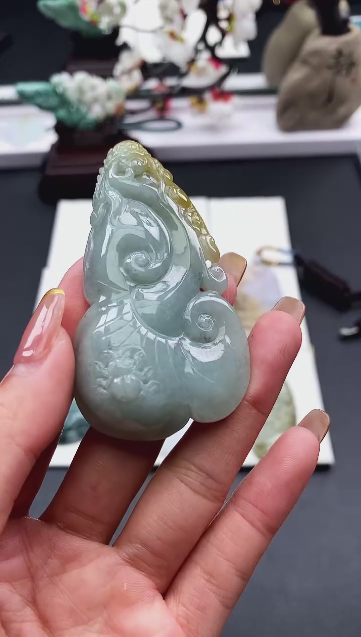 【闪购商品】翡翠颈饰未镶嵌天然缅甸A货翡翠