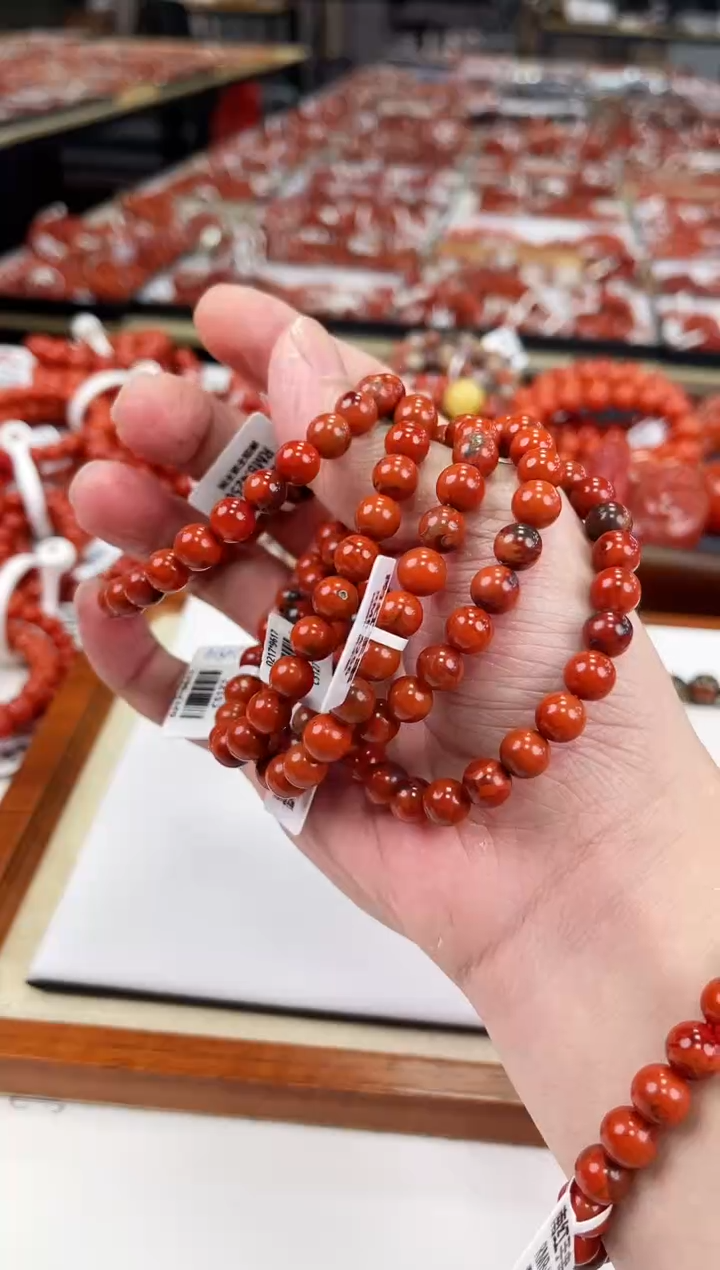 【闪购商品】南红玛瑙大山包包浆手串8+未镶嵌（多样式发其一）