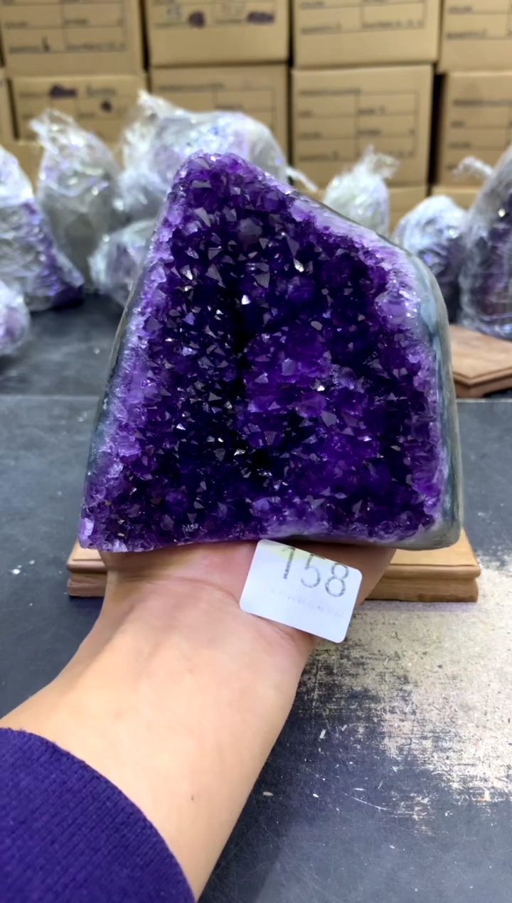 【闪购商品】水晶摆件未镶嵌天然紫水晶摆件158
