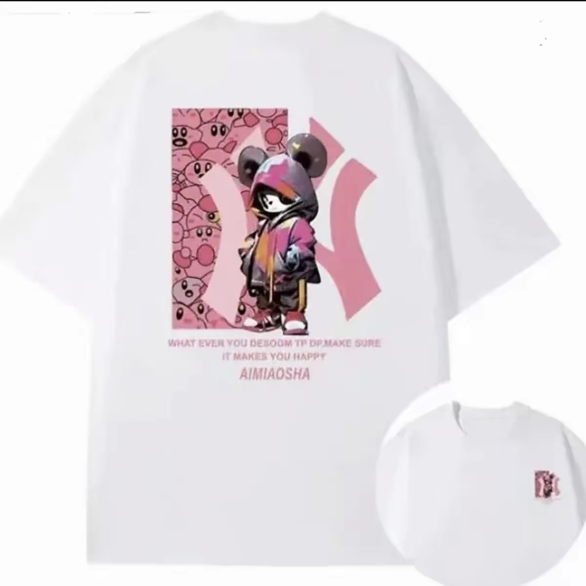 【一折粉丝福利】潮牌短袖T恤时尚休闲夏季男女同款