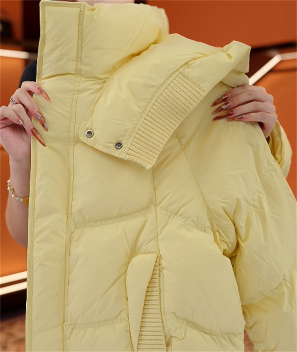 （甄选大朵鸭绒）2025连帽时尚羽绒服减龄洋气加厚保暖外套