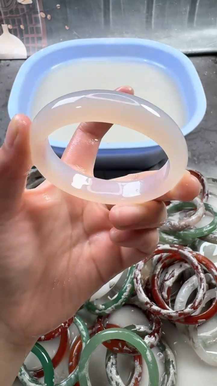 【闪购商品】玛瑙/玉髓手镯未镶嵌56