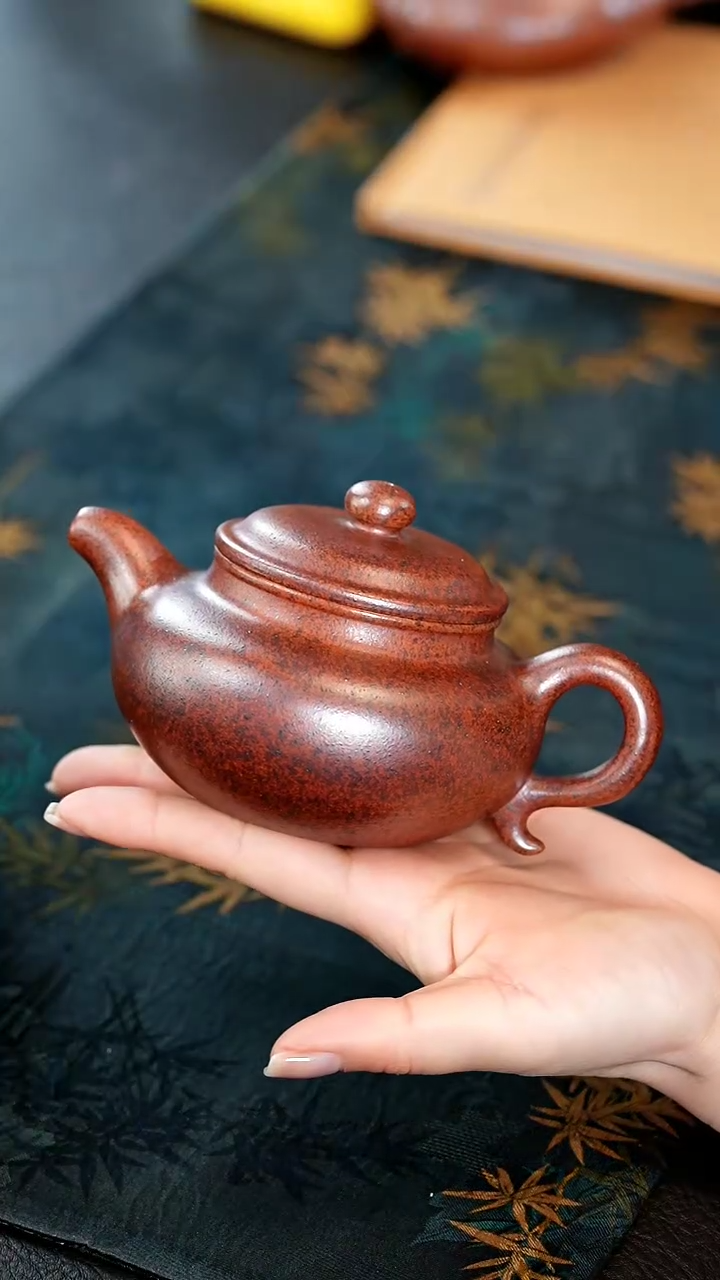 【闪购商品】紫砂茶壶34紫砂壶天星泥孤品送杯子