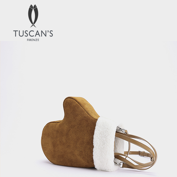 TUSCAN'S秋冬可爱风小手套手拎包时尚单肩斜挎包双鱼女包