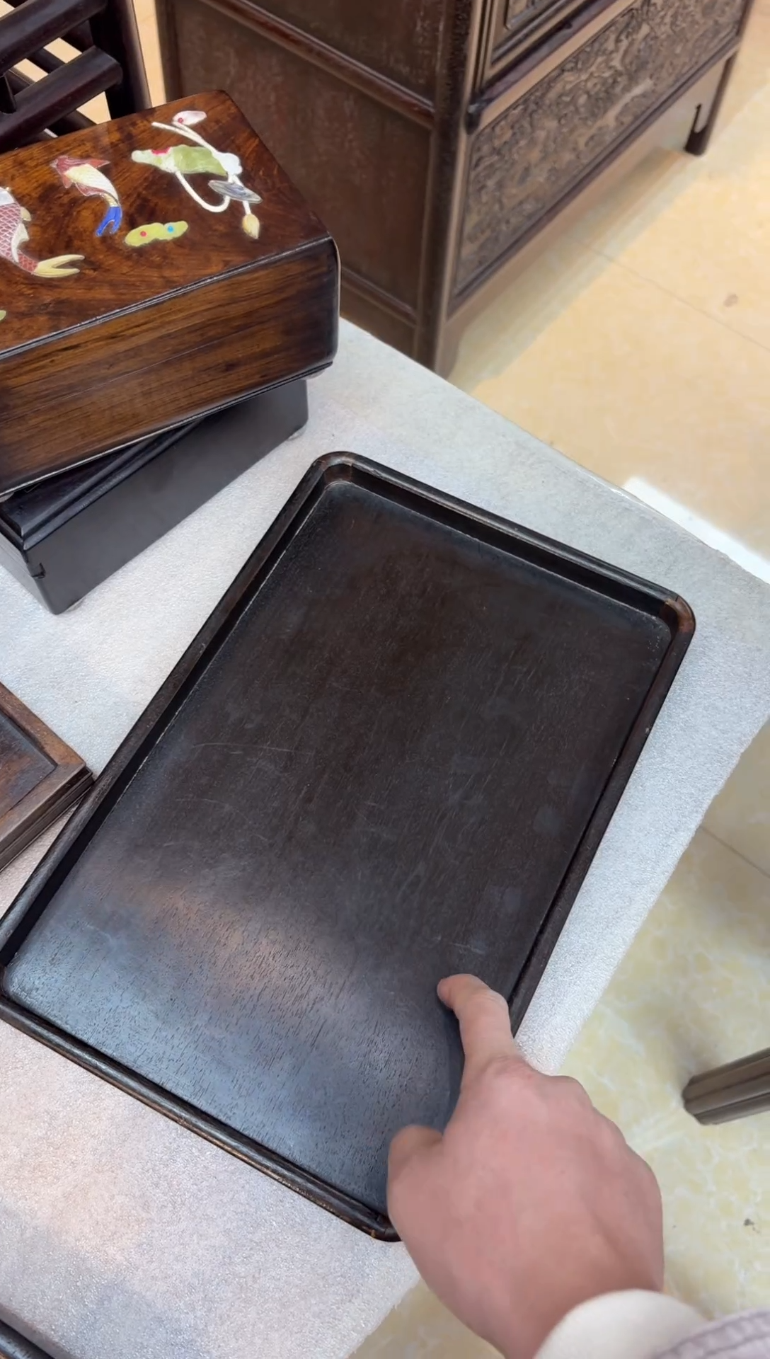 木木紫檀托盘木木