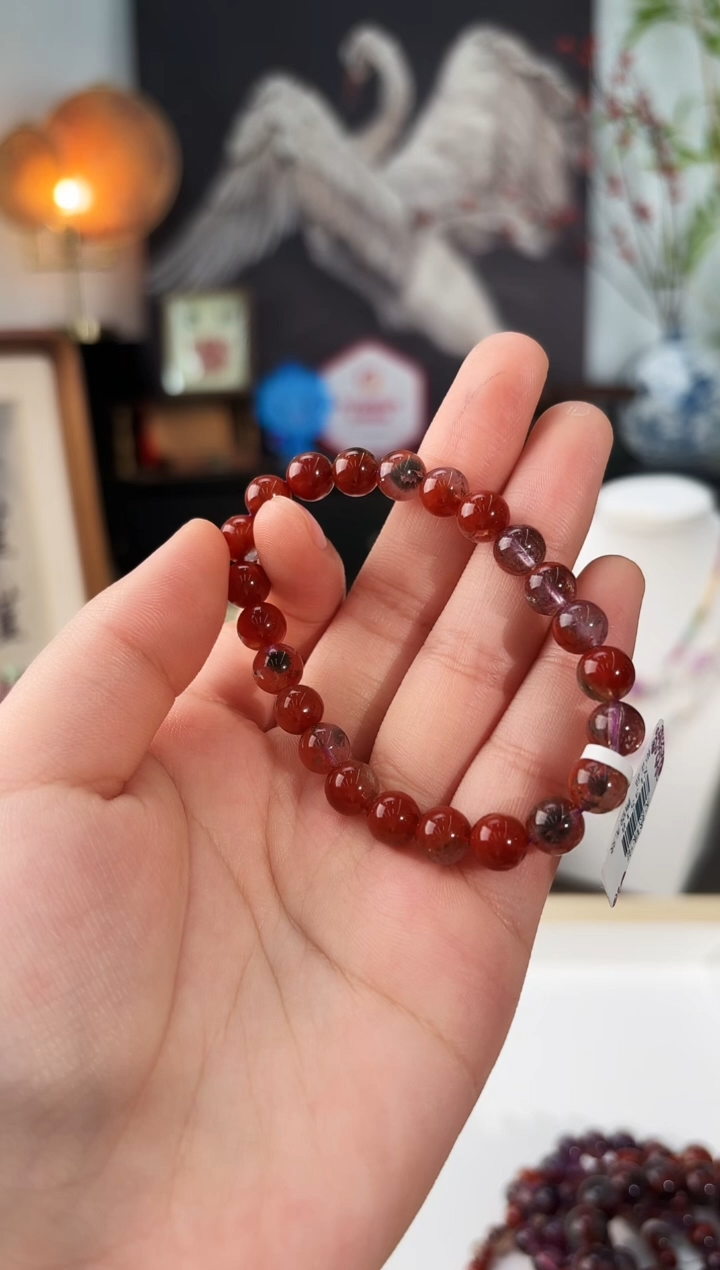 未镶嵌手串水晶XL3518荆棘玫瑰极光手串8+多样性发一·