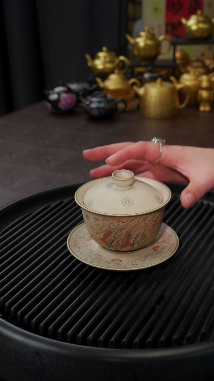【闪购商品】杯【宜景窑唐卡系列】杯子 43