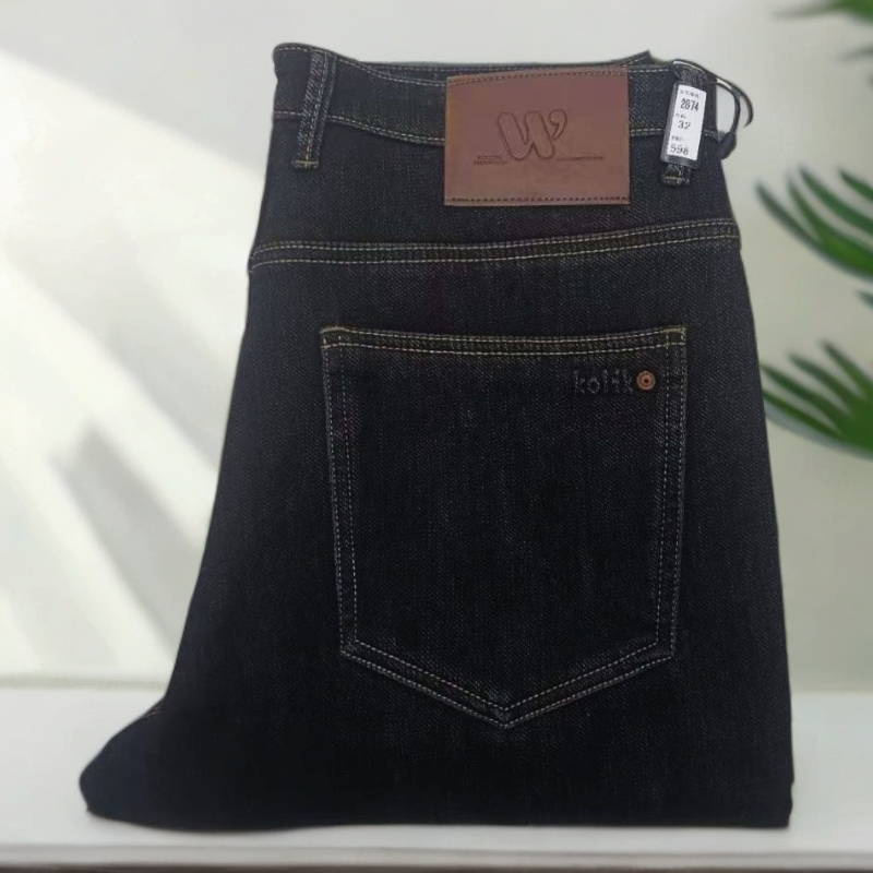 特惠！【2853/2874】加绒95棉加绒品质牛仔裤舒适商务弹力