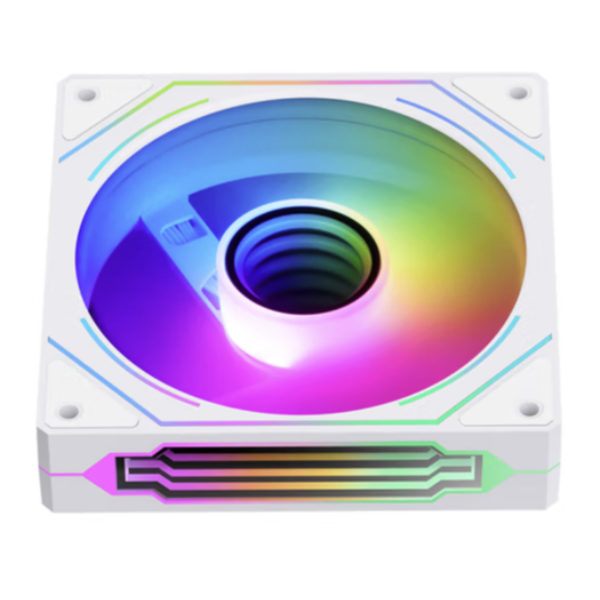 未拆封  散热灯光风扇游戏白色黑色极光RGB一体式炫光风冷冷排