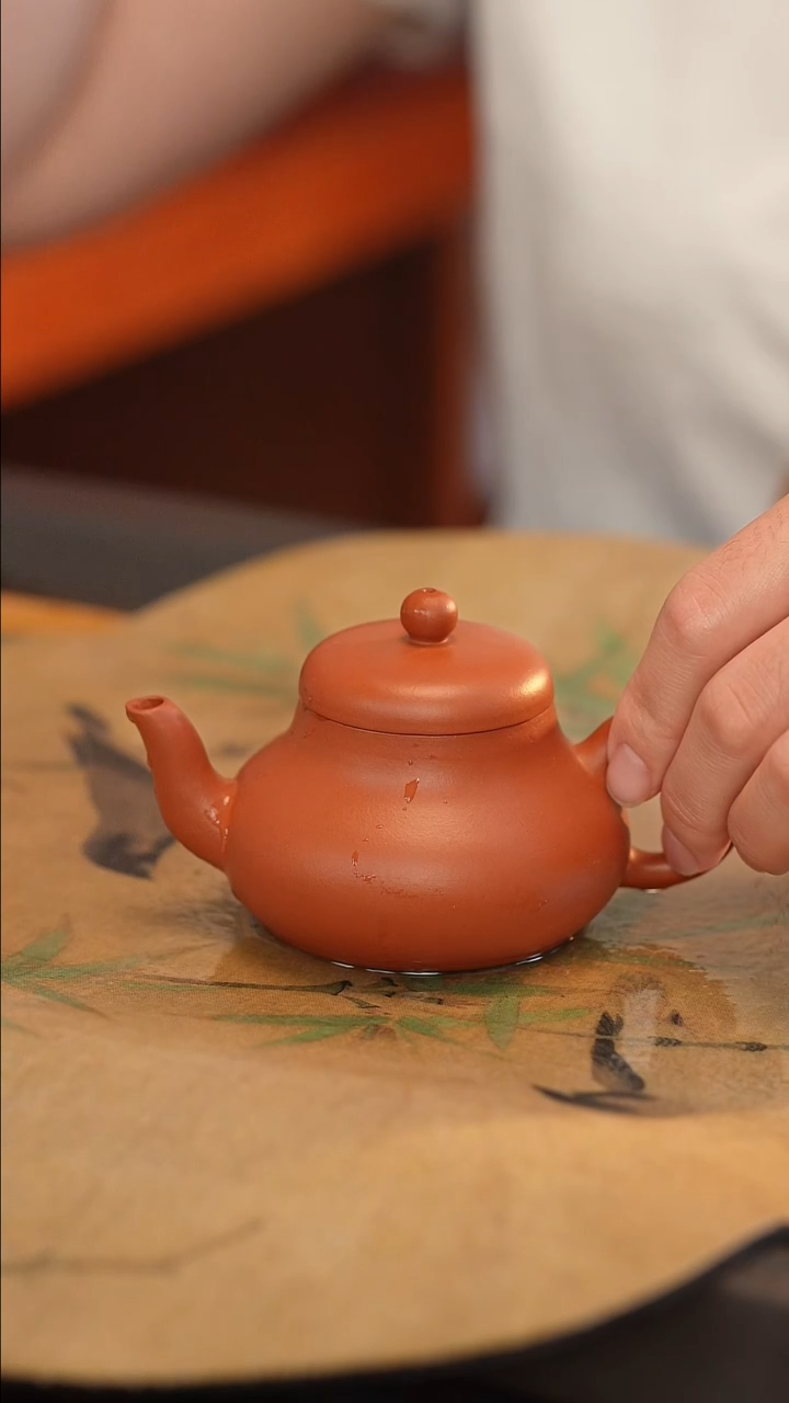 茶壶紫砂朱泥 半手工 君德 140cc
