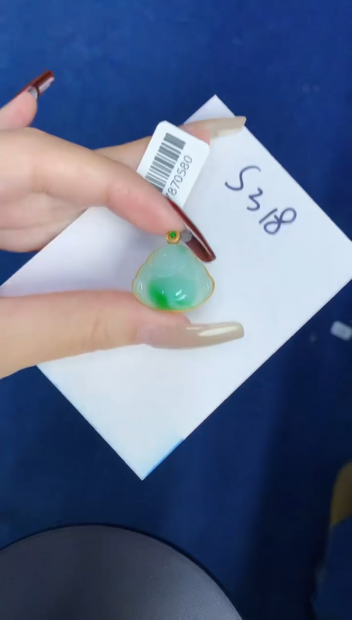 【闪购商品】翡翠颈饰18K金镶嵌00000000000