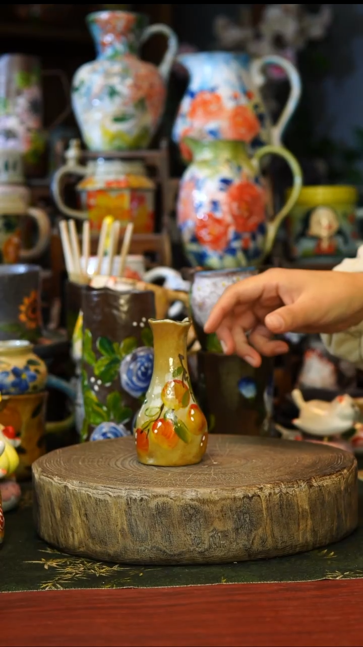 陶瓷9景德镇手工手绘釉下彩