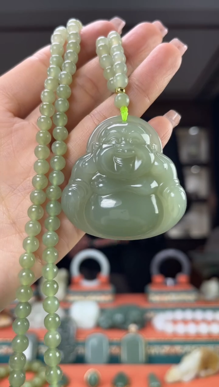 【闪购商品】和田玉颈饰未镶嵌佩佩48mm左右