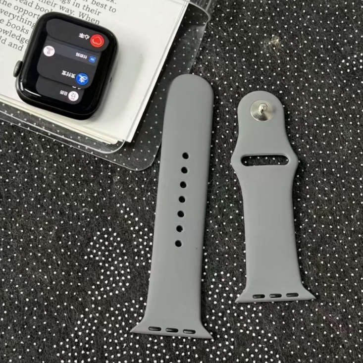 【官款】适用于苹果手表iWatch表带防水S10硅胶Apple苹果手表表带