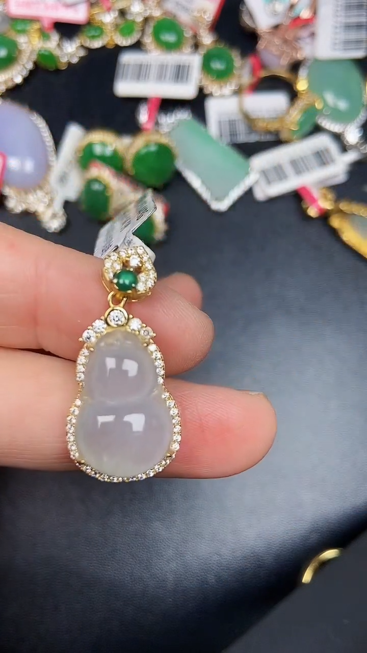 银S925镶嵌戒指翡翠2440