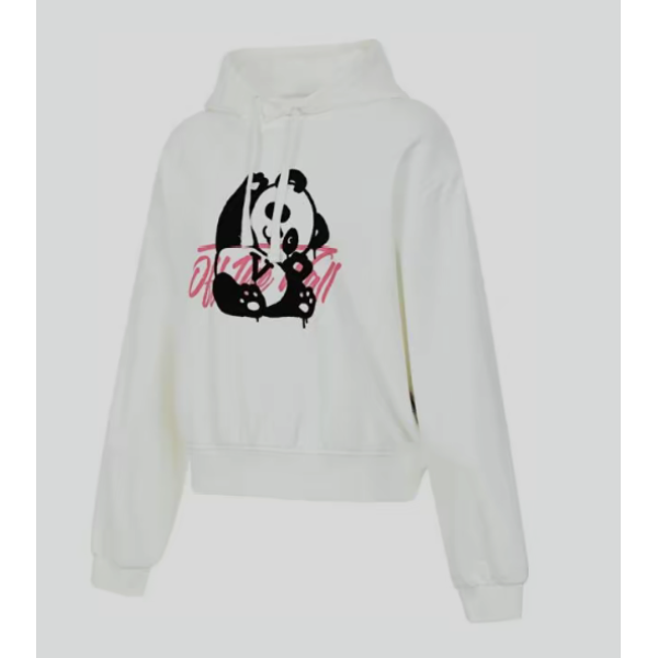 Vans 连帽套头长袖卫衣 女款 白色-VN000KFEFS8