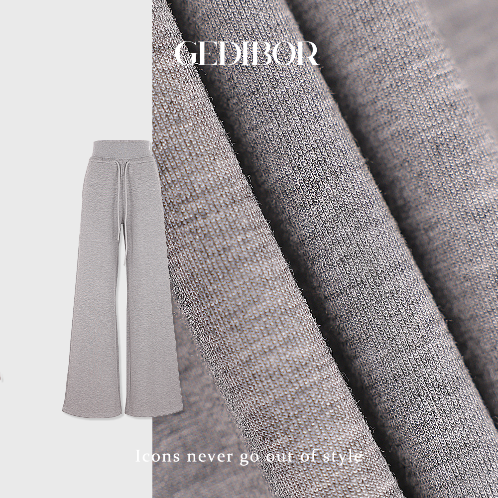 XUEXUE丨高腰极简老钱风抽绳长裤GD25-CK664