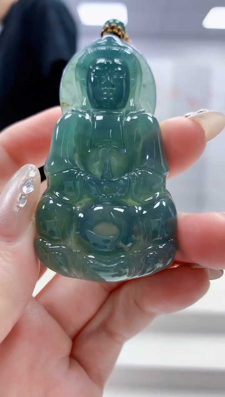 未镶嵌定制翡翠4898jw-毛货挂件84