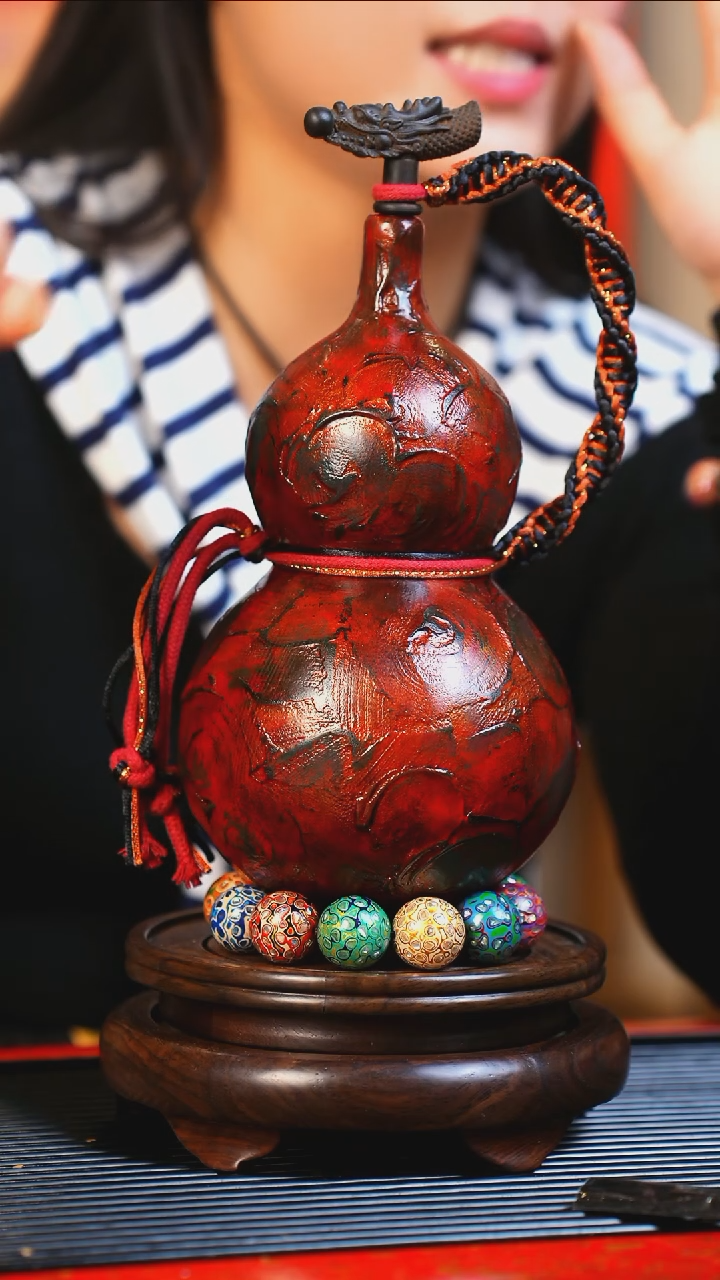 【闪购商品】JE077大师姐臻选大漆真葫芦