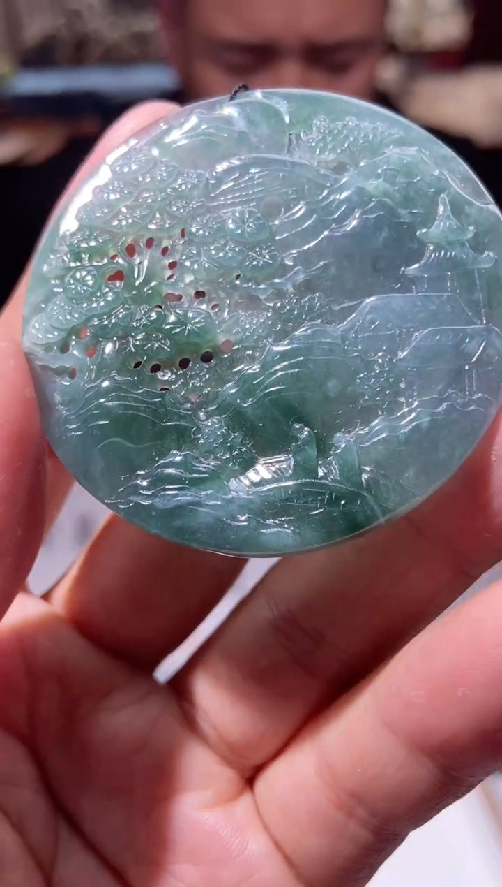 【闪购商品】定制翡翠未镶嵌天然翡翠A货拍一发一